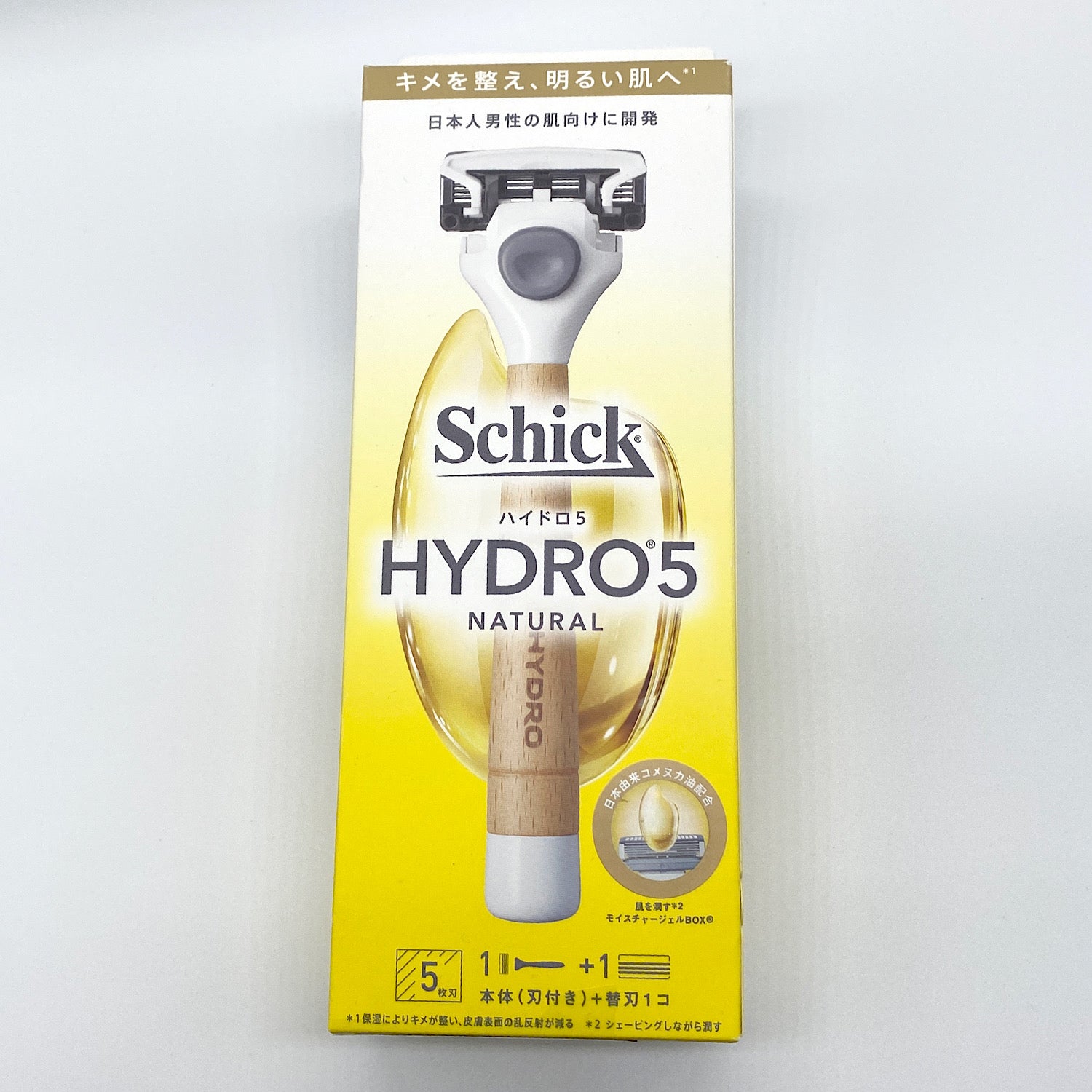 日本人の肌向けに開発されたカミソリ!SCHICK HYDRO NATURAL