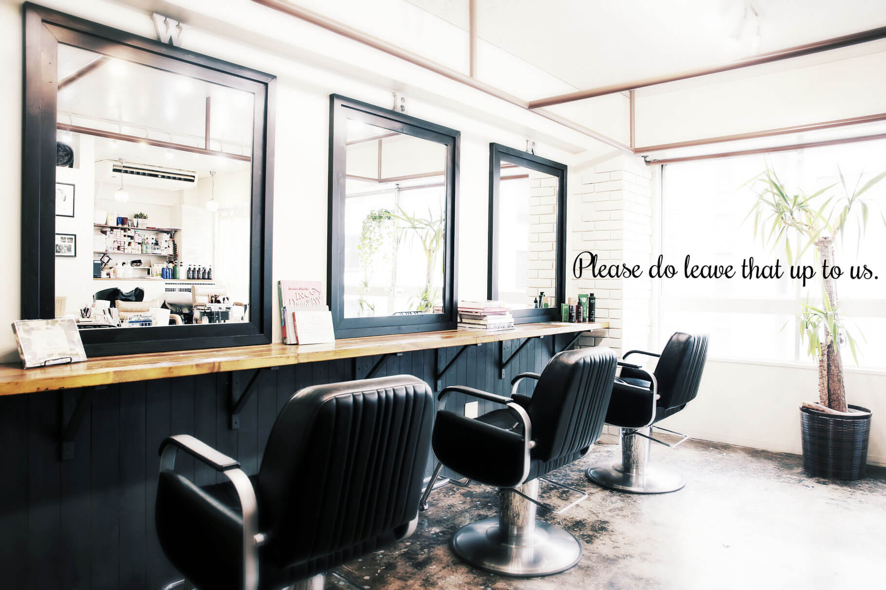 IKEBUKURO NYのStudioをヘアサロンにしたようなWAKOさんのお店