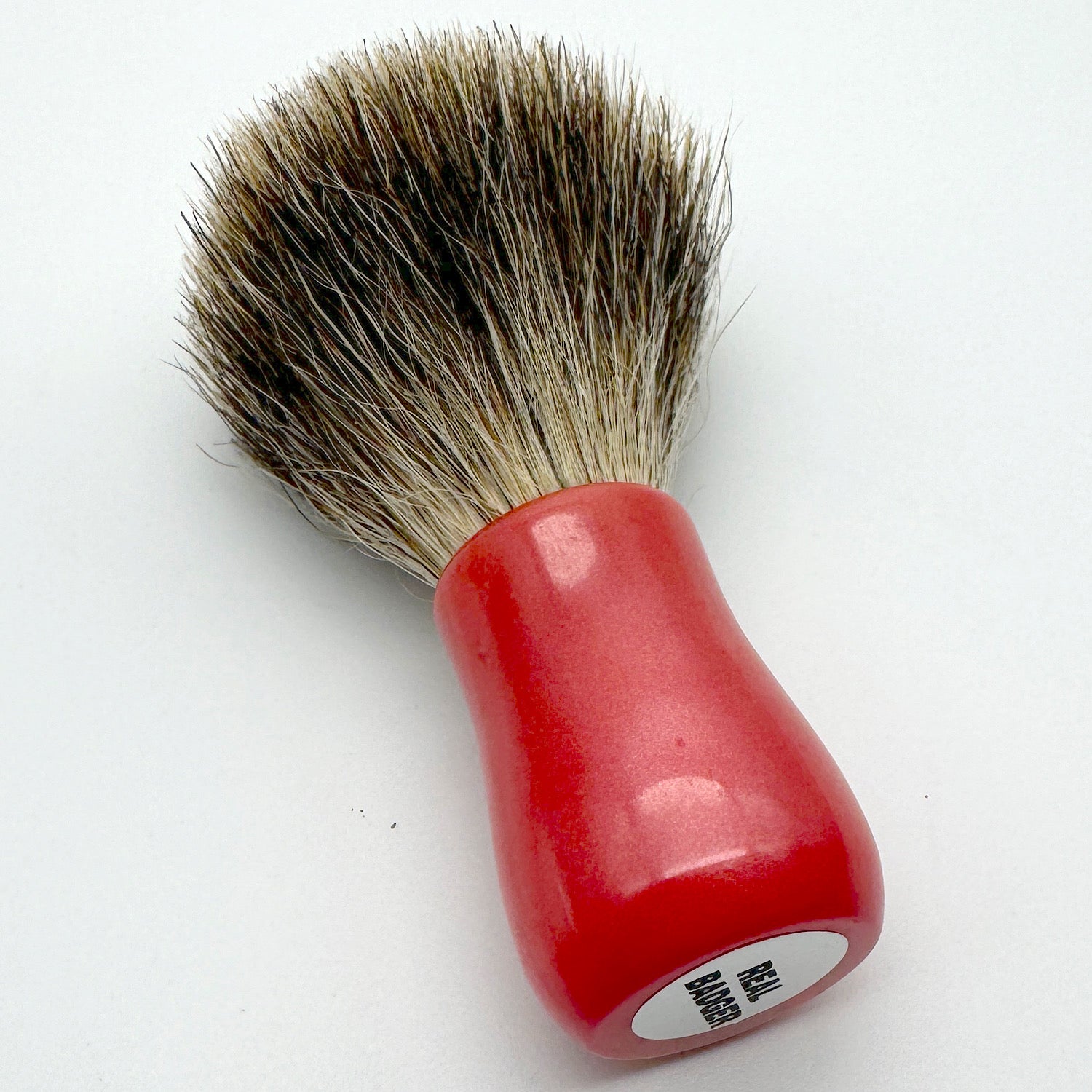 MICRO SHAVING BRUSH ミニサイズのシェービングブラシ 赤