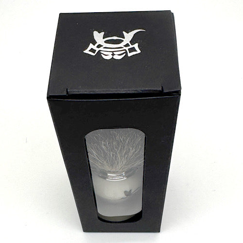 数量限定ステルス企画 Spazzola per badger Puro bianco KABUTO for REGALO 名入れ不可 カップ付き