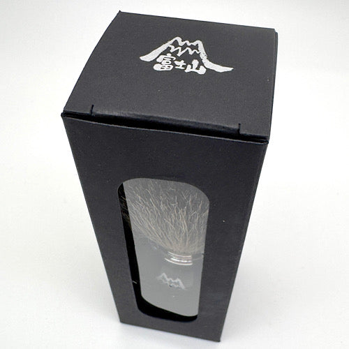 Spazzola per badger nero corvino Mt.FUJI for REGALO (名入れ可) カップ付き