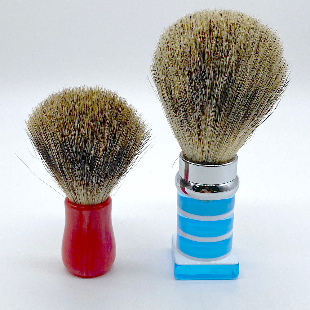 MICRO SHAVING BRUSH ミニサイズのシェービングブラシ　白