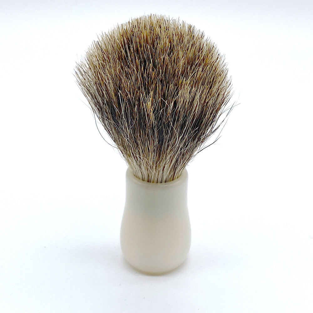 MICRO SHAVING BRUSH ミニサイズのシェービングブラシ　白
